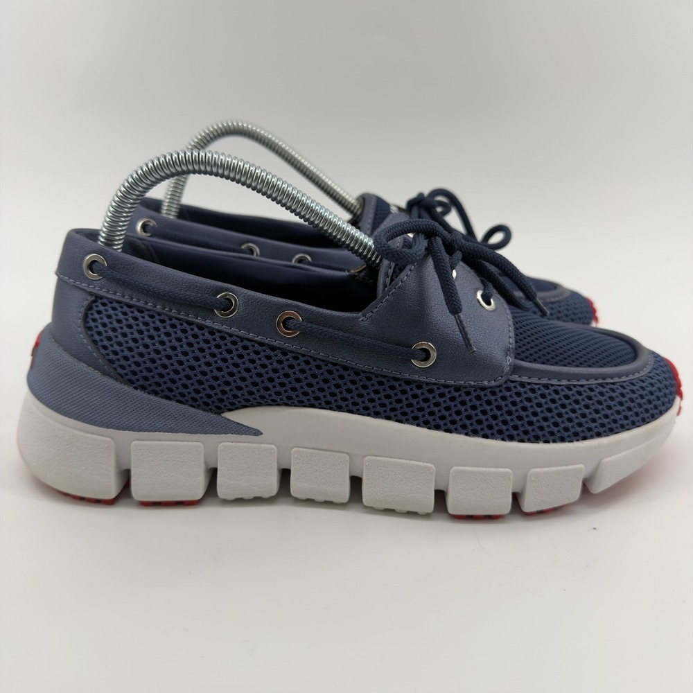 Hunter Original Mesh Boat Shoes Navy Blue Mens US 8M